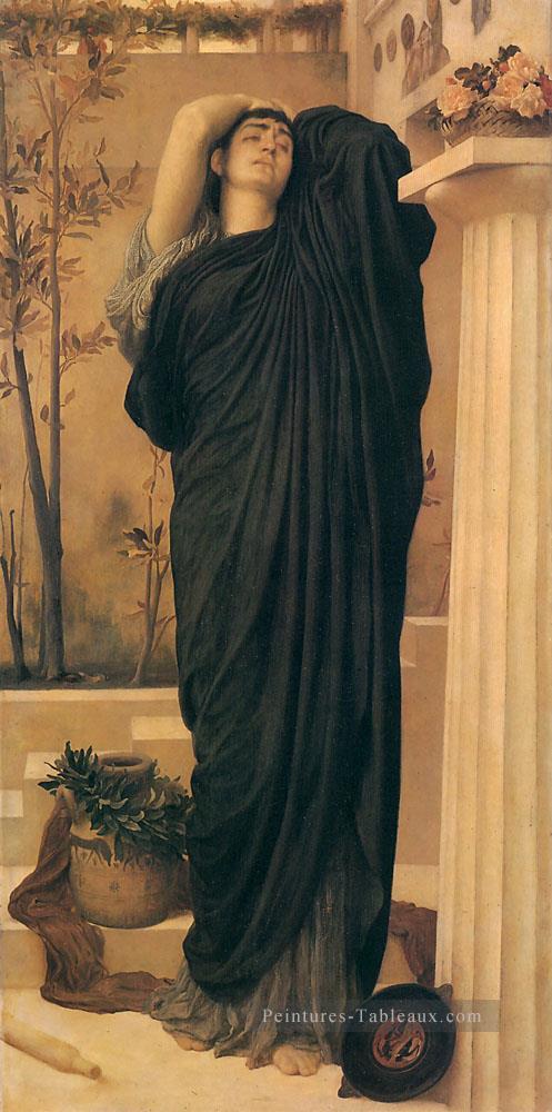 Electra à la tombe d’Agamemnon 1868 académisme Frederic Leighton Peintures à l'huile